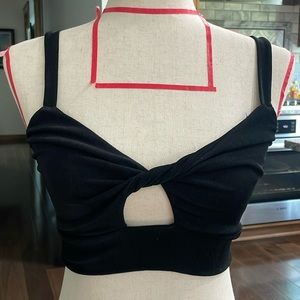 Forever 21 Black Crop Top